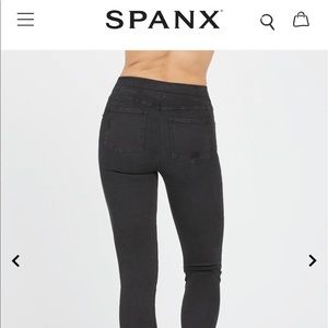 SPANX Vintage Distressed Skinny Jeans